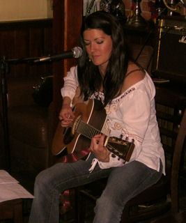 Ceara Fox playing at the Corn Stores