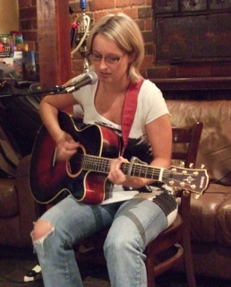 Sophie Henderson playing at the Corn Stores